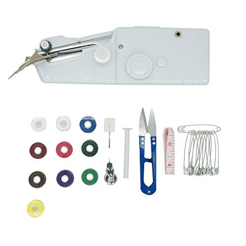 Handheld Mini Sewing Machine Cordless Portable Handy Electric Sewing Machine Quick Stitch for Clothing Fabric Clothes for Home or Travel Use Handheld Mini Sewing Machine Cordless Portable Handy Electric Sewing Machine Quick Stitch for Clothing Fabric Clothes for Home or Travel Use