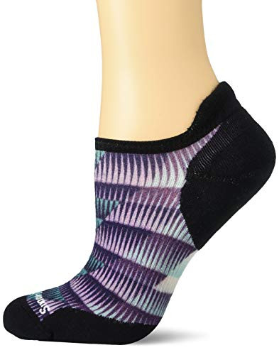 Smartwool Womens PhD Run Light Elite Chevron Print Micro WAVE BLUE S