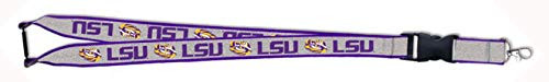 WinCraft LSU Tigers Premium Glitter Reflective Lanyard with Both Detachable End and Safety Breakaway WinCraft LSU Tigers Premium Glitter Reflective Lanyard with Both Detachable End and Safety Breakaway