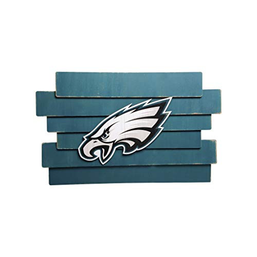 FOCO Philadelphia Eagles NFL Staggered Wood Logo Sign FOCO Philadelphia Eagles NFL Staggered Wood Logo Sign