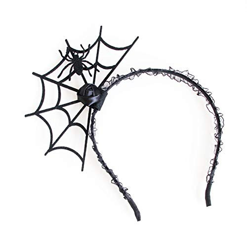 Halloween Headbands Hair Accessories Halloween Spider Web Hair Hoop Halloween Costume Decorations Halloween Party Supplies for Women Girls