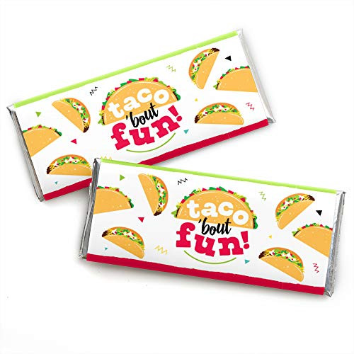 Big Dot of Happiness Taco Bout Fun Candy Bar Wrapper Mexican Fiesta Favors Set of 24 Big Dot of Happiness Taco Bout Fun Candy Bar Wrapper Mexican Fiesta Favors Set of 24