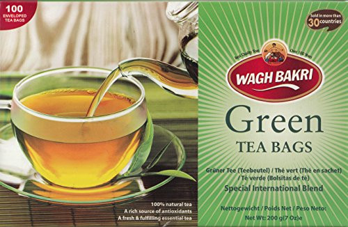 Wagh Bakri Green Tea Bags - 100 Bags