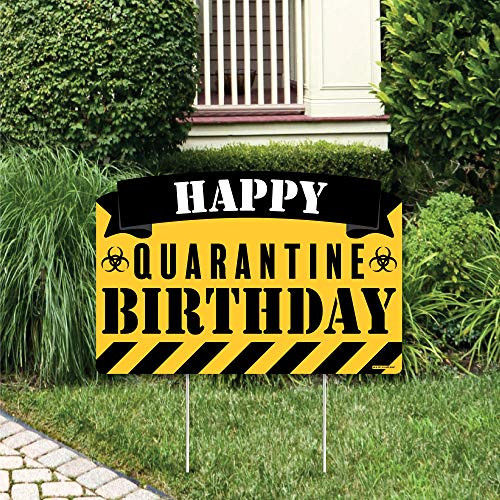 Big Dot of Happiness Happy Quarantine Birthday Birthday Party Yard Sign Lawn Decorations Happy Birthday Party Yardy Sign Big Dot of Happiness Happy Quarantine Birthday Birthday Party Yard Sign Lawn Decorations Happy Birthday Party Yardy Sign