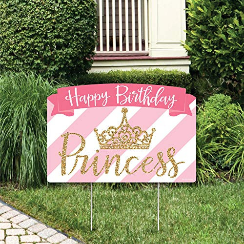 Big Dot of Happiness Little Princess Crown Pink and Gold Princess Birthday Party Yard Sign Lawn Decorations Happy Birthday Party Yardy Sign Big Dot of Happiness Little Princess Crown Pink and Gold Princess Birthday Party Yard Sign Lawn Decorations Happy Birthday Party Yardy Sign