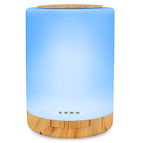 BAIRUI Essential Oil Diffuser 300ml Upgraded Aromatherapy Diffuser Cool Mist Humidifier with Adjustable Mist Mode and Waterless Auto Shutoff for Home Office Bedroom