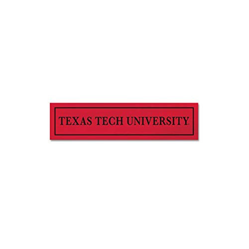 NCAA Legacy Texas Tech Red Raiders Plank Stick Magnet One Size Wood