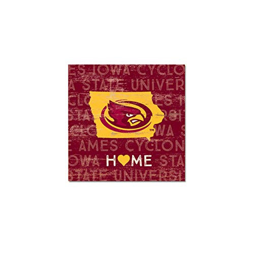 NCAA Legacy Iowa State Cyclones Table Top Square One Size Wood