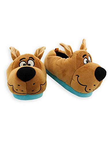 Scooby Doo Boys Toddler Plush Slippers 1112 M US Little Kid Brown