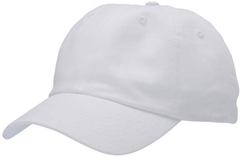 Marky G Apparel Brushed Twill Cap White Adjusta