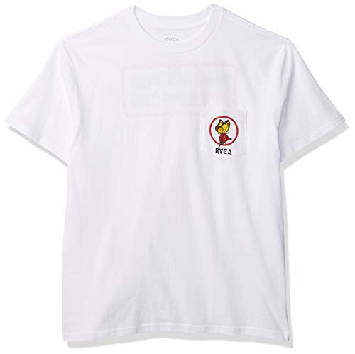 RVCA Men Nothing Short Sleeve Tee White XLarge