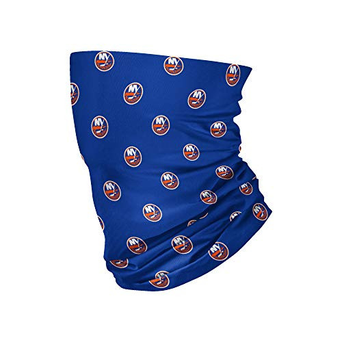 FOCO New York Islanders NHL Mini Print Logo Gaiter Scarf