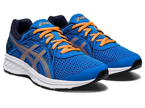 ASICS Kids Jolt 2 GS Running Shoes 4M Directoire BlueOrange Cone