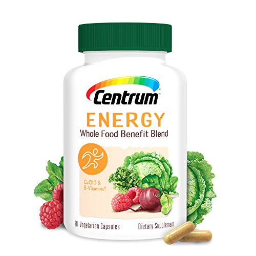 Centrum Energy Supplement BVitamins Support Energy with Whole Food Blend 30 Day Supply60 Capsules Centrum Energy Supplement BVitamins Support Energy with Whole Food Blend 30 Day Supply60 Capsules