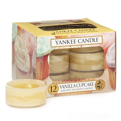 Yankee Candle Vanilla Cupcake Tea Light Candle, Food & Spice Scent