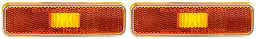 IMatch Auto Parts Left Driver and Right Passenger Front Parking Light Lens and Housing Replacement for 19721993 Dodge Full Size Pickup CH2550101 CH2550101 11601088L 11601088L Set of 2