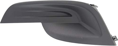 IMatch Auto Parts Passenger Side Fog Lamp Hole Cover Replacement For 20132015 Nissan Altima NI1039114 622563TA0A Black