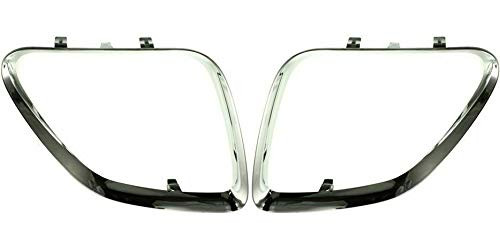 IMatch Auto Parts Left Driver and Right Passenger Side Grille Molding Replacement For 20052009 Pontiac G6 GM1200542 GM1200541 10401909 10401908 Chrome Set of 2