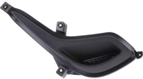 IMatch Auto Parts Left Driver Side Fog Lamp Hole Cover Bezel Replacement For 20122017 Hyundai Accent HY1038111 865631R000 Black