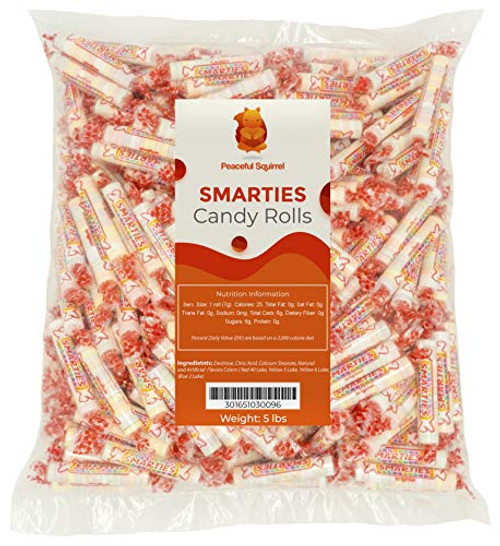 Smarties Candy Bulk Rolls Original  5 Pounds