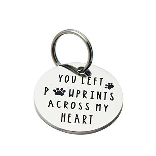 Ikunne Loss of Pet Keychain Pet Memorial Necklace Jewelry Angel with Paws Pet Memorial Gifts for Dogs Cats Sympathy Gift You Left Pawprints Keychain Ikunne Loss of Pet Keychain Pet Memorial Necklace Jewelry Angel with Paws Pet Memorial Gifts for Dogs Cats Sympathy Gift You Left Pawprints Keychain