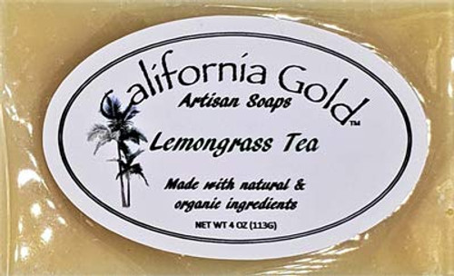 California Gold Natural and Organic Lemongrass Tea Bar Soap For Men and Women 14 oz Bar California Gold Natural and Organic Lemongrass Tea Bar Soap For Men and Women 14 oz Bar
