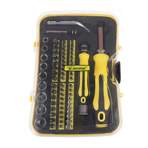 53 in 1 Screwdriver Bit Set Security Bit Chrome Vanadium Steel Professional Ended Screw Tools Best Gift For Dads Birthday  Father Day