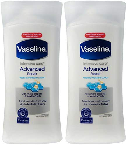 Vaseline Intensive Care Advanced Repair Lotion Unscented 13 Ounce Pack of 2