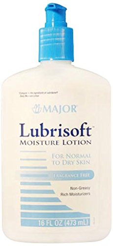 Major Pharmaceuticals 241936 LubriSoft Emollient Moisture Lotion Compare to Lubriderm 473 mL Volume White