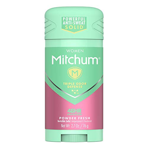 Mitchum Women Stick Solid Antiperspirant Deodorant Powder Fresh 27 Ounce Pack of 1