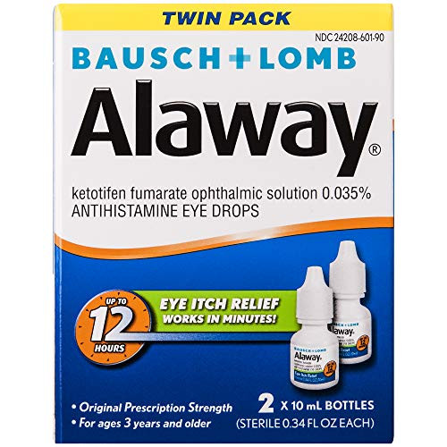 Bausch  Lomb Alaway Antihistamine Eye Drops 034 Fl Oz Bottle Twinpack