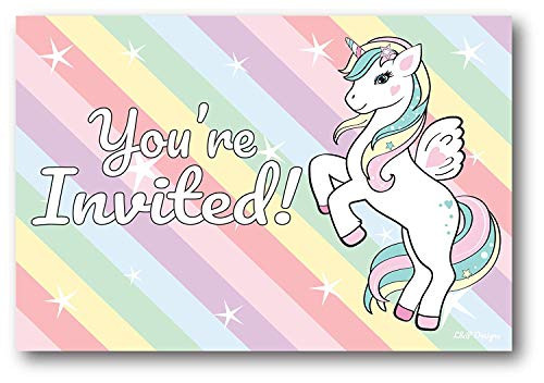 Unicorn Thank You Cards and Unicorn Invitations Birthday Party Baby Shower Thank You Cards Unicorn Birthday Invitation Unicorn Baby Shower Decorations Fill in The Blank Thank You Cards Set 2
