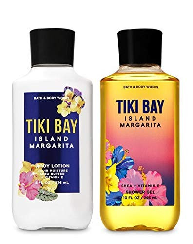 Bath and Body Works TIKI BAY ISLAND MARGARITA  Duo Gift Set Body Lotion and Shower Gel  Full Size