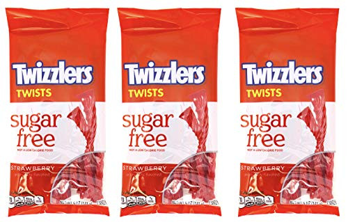 Twizzlers SugarFree Strawberry Twists  5 Ounce Pack of 3