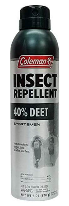 Coleman DEET Insect Repellent 40 Deet Bug Repellent 6 oz aerosol