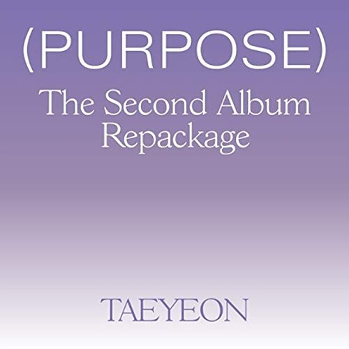 TAEYEON 2nd Repackage Album  Purpose Random ver Album  Folded Poster
