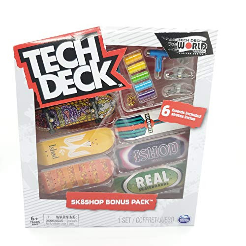 Finger Board Tech Deck SK8shop Bonus Pack World Edition Limited Series  Real Skateboards Busenitz Ishod WAIR Skateboards
