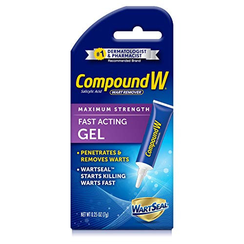 Compound W Maximum Strength Fast Acting Gel Wart Remover 025 oz