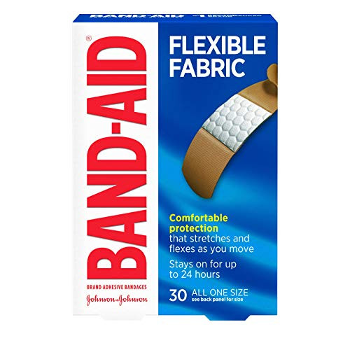 BandAid Brand Flexible Fabric Adhesive Bandages for Wound Care and First Aid All One Size 30 ct BandAid Brand Flexible Fabric Adhesive Bandages for Wound Care and First Aid All One Size 30 ct