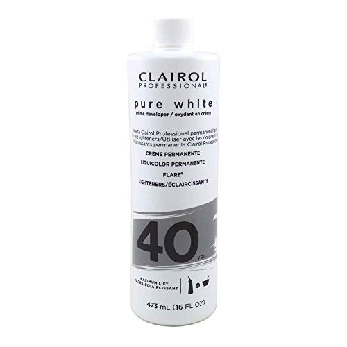 Clairol Pure White 40 Creme Developer Maximum Lift 16 Ounces