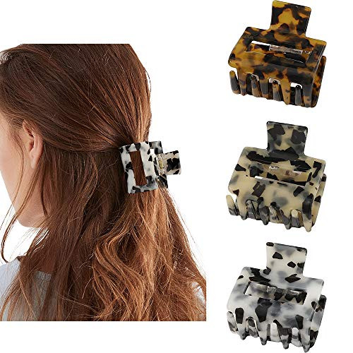 3PCS Hair Claw Celluloid Acetate Jaw Hair Claws Tortoise Barrettes Shell Claws Banana Clips tortoise Hair ClipsLeopard print Hair Barrettes Hair Jaw Clamp for Women Girls 2inch small Leopard hair clip 3PCS Hair Claw Celluloid Acetate Jaw Hair Claws Tortoise Barrettes Shell Claws Banana Clips tortoise Hair ClipsLeopard print Hair Barrettes Hair Jaw Clamp for Women Girls 2inch small Leopard hair clip