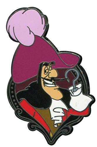 Disney Villains In Frames Series  Captain Hook from Peter Pan Pin Small