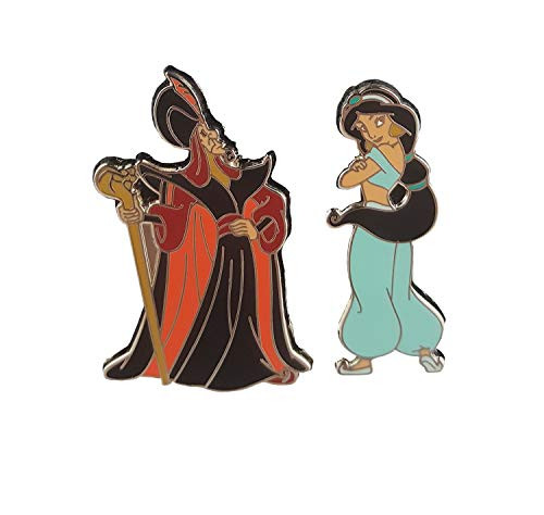 Jafar and Jasmine from Aladdin Disney Pin Set of 2