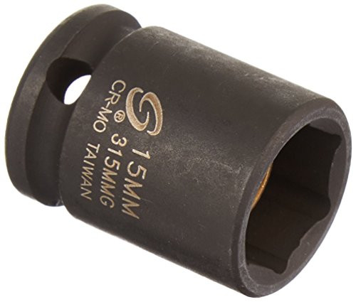 Sunex 315MMG 38Inch Drive 15Mm Magnetic Impact Socket