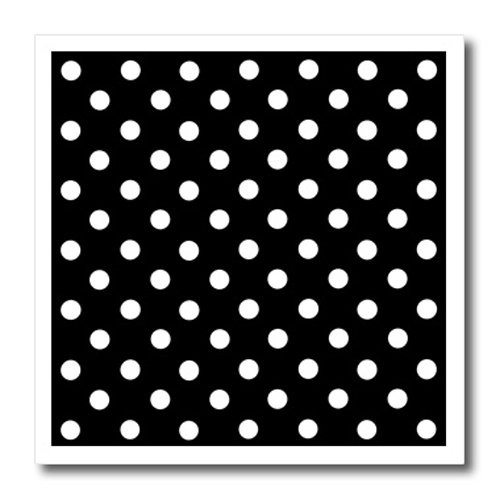 3dRose ht204021 Black and White Polka Dot Print Iron on Heat Transfer for White Material 8 by 8Inch 3dRose ht204021 Black and White Polka Dot Print Iron on Heat Transfer for White Material 8 by 8Inch