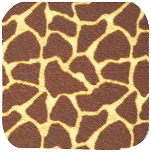 3dRose CST153712 Giraffe Print BrownSoft Coasters Set of 8