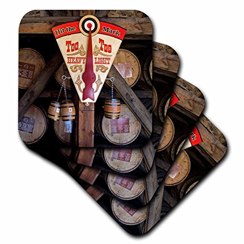 3dRose CST904174 Kentucky Makers Mark Bourbon in Wood Distillery  US18 LNO0001  Luc Novovitch  Ceramic Tile Coasters Set of 8