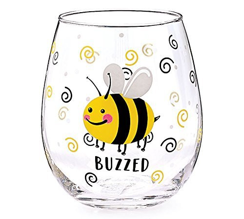 burton + Burton BUZZED BEE STEMLESS WINE GLASS burton + Burton BUZZED BEE STEMLESS WINE GLASS