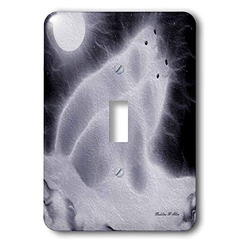 3dRose LLC lsp83651 Polar Bear B Single Toggle Switch