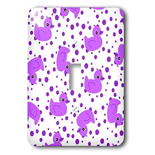 3dRose LLC lsp121321 Textured Apple Print Large Single Toggle Switch